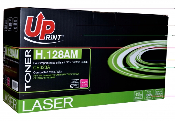 HP CE323A C - Toner laser magenta Compatible Premium pour HP 128A H128AM HP CE323A C