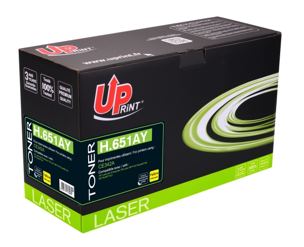 HP CE342A C - Toner laser jaune Compatible Premium pour HP 651A H651AY HP CE342A C