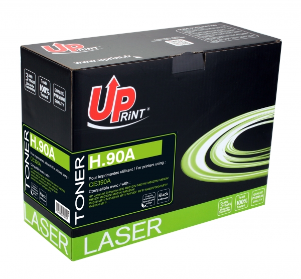 HP CE390A C - Toner laser noir Compatible Premium pour HP 90A H90A HP CE390A C