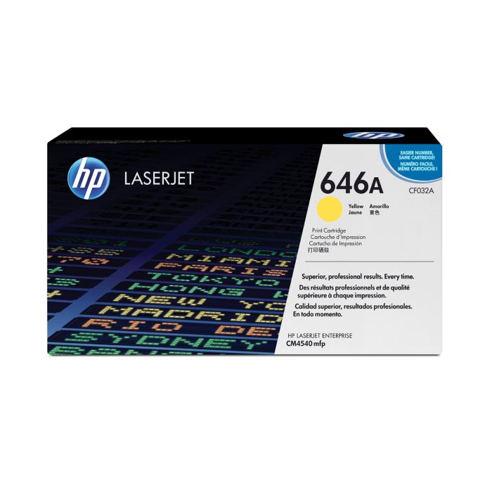 HP CF032A - Toner laser jaune HP 646A HP CF032A