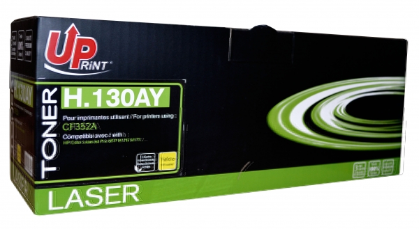 HP CF352A C - Toner laser jaune compatible Premium pour HP 130A H130AY HP CF352A C
