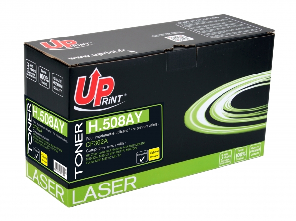 HP CF362A Uprint - Toner laser jaune compatible Premium pour HP 508A H508AY HP CF362A Uprint