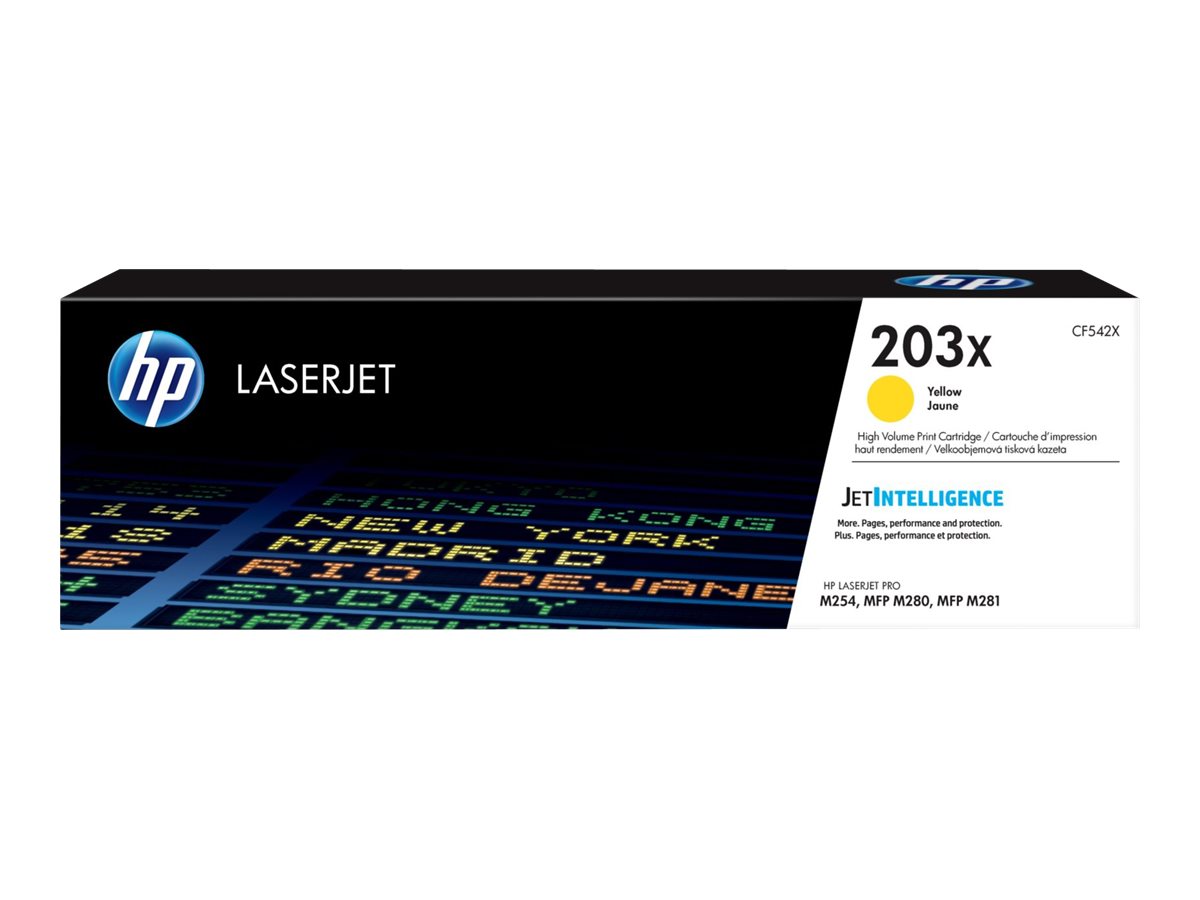 HP CF542X - Toner laser jaune HP 203X HP CF542X