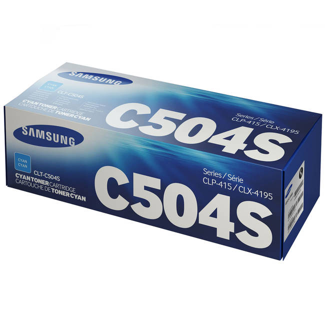 SAMSUNG CLT-C504S ELS - Cartouche de toner laser cyan CLTC504S SU025A SAMSUNG CLT-C504S ELS