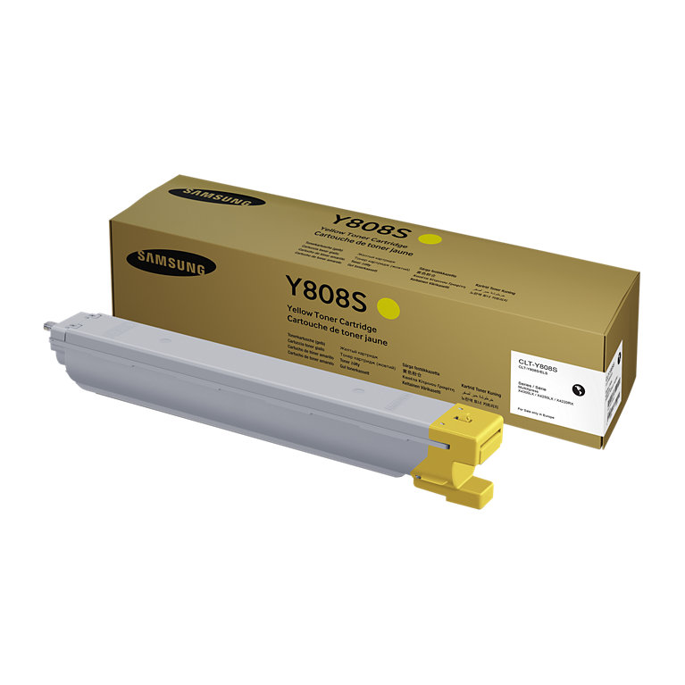SAMSUNG CLT-Y808S ELS - Cartouche de toner laser jaune CLTY808S SS735A SAMSUNG CLT-Y808S ELS