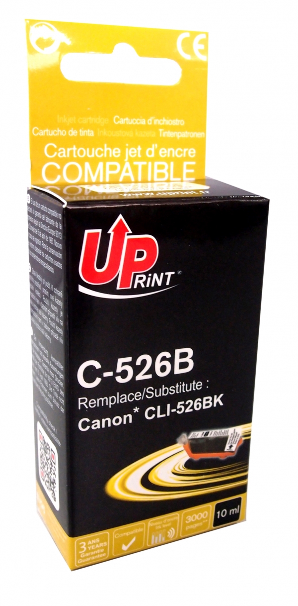 CANON CLI-526BK C - Cartouche jet d'encre noire CLI526BK 4540B001 CANON CLI-526BK C