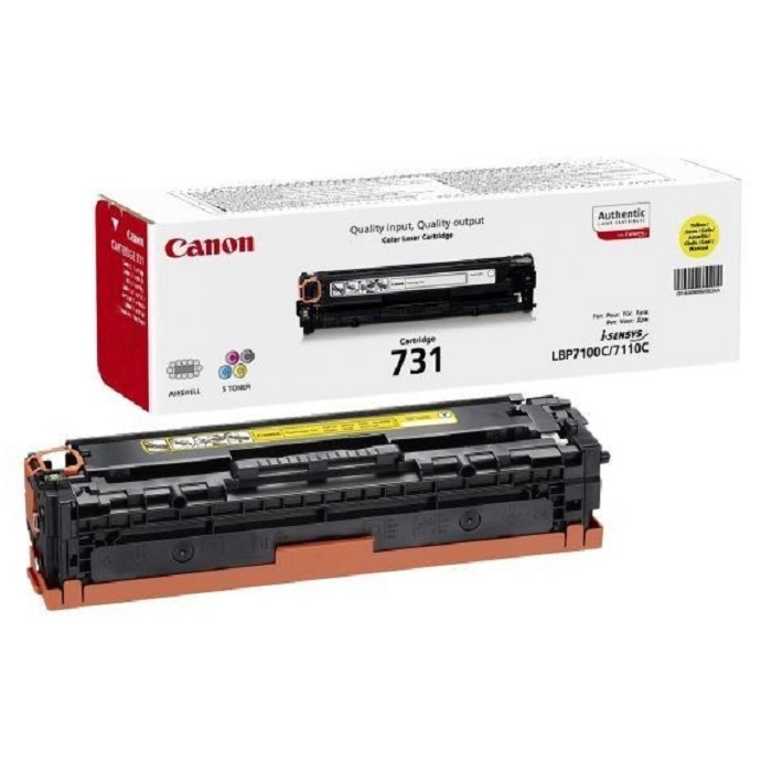 CANON CRG-731Y - Toner laser jaune canon Cartridge 731 jaune CRG731Y 6269B002 CANON CRG-731Y
