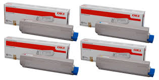 OKI C822 Pack 4 - Pack de 4 toners laser noir et couleurs C822 OKI C822 Pack 4
