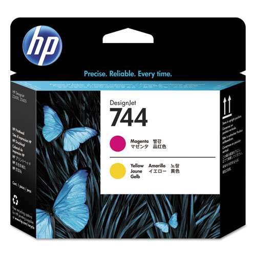 HP F9J87A - Tête impression magenta et jaune - Designjet 744 type HP n° 744 HP F9J87A