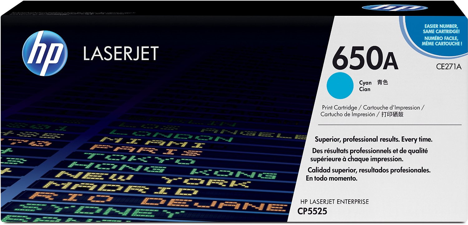 HP CE271A - Toner laser cyan HP 650A HP CE271A