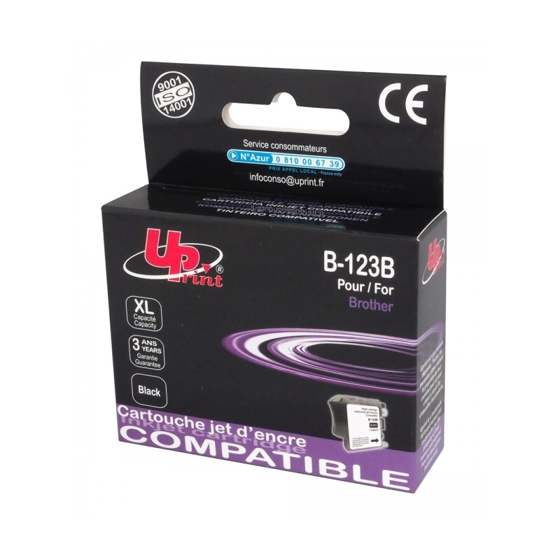 BROTHER LC123BK C - Cartouche jet d'encre noire LC123BK B123B BROTHER LC123BK C