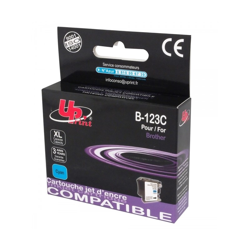 BROTHER LC123C C - Cartouche jet d'encre cyan LC123C B123C BROTHER LC123C C