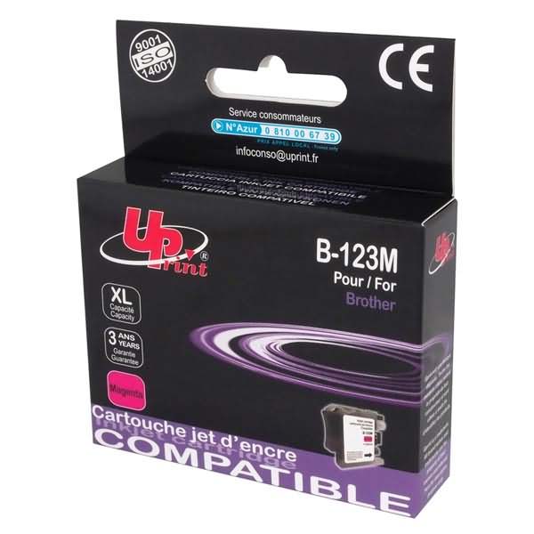 BROTHER LC123M C - Cartouche jet d'encre magenta LC123M B123M BROTHER LC123M C