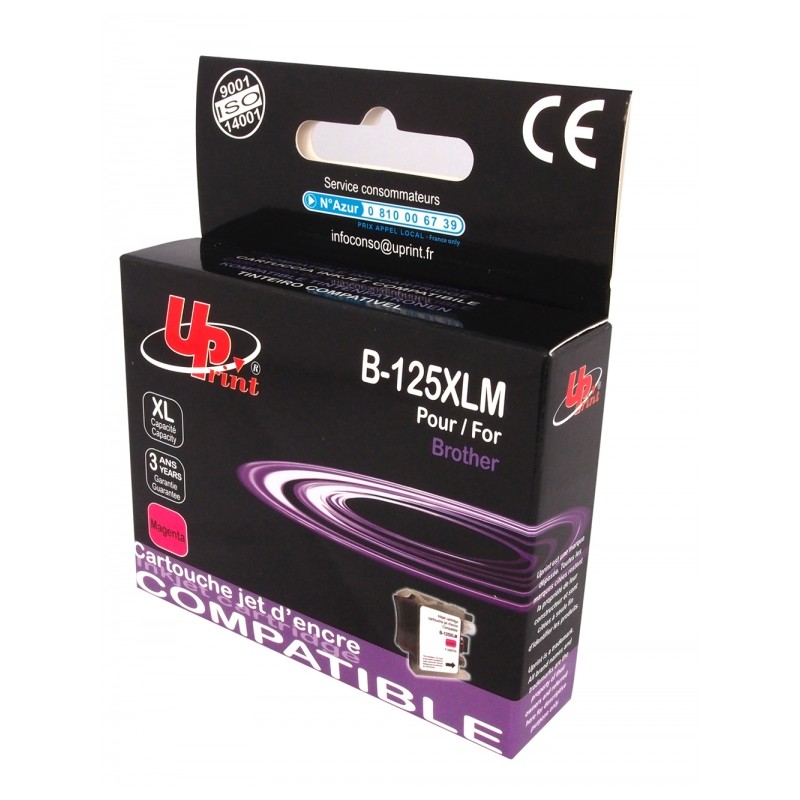 BROTHER LC125XL-M C - Cartouche jet d'encre LC125XL magenta B125XLM BROTHER LC125XL-M C