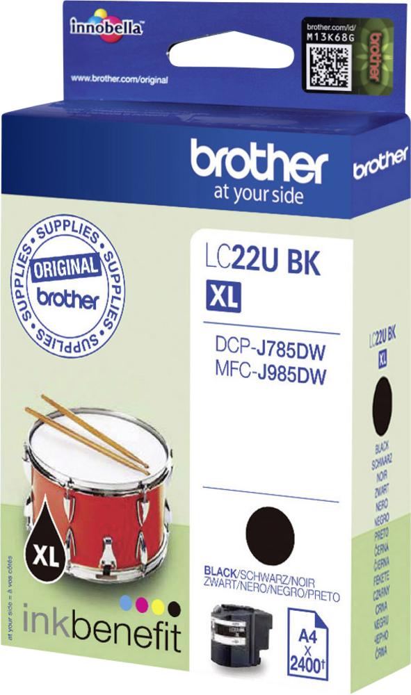 BROTHER LC22UBK XL - Cartouche jet d'encre noire LC22UBKXL BROTHER LC22UBK XL