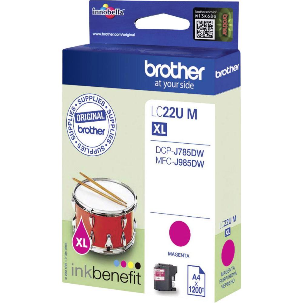 BROTHER LC22UM XL - Cartouche jet d'encre magenta LC22UMXL BROTHER LC22UM XL