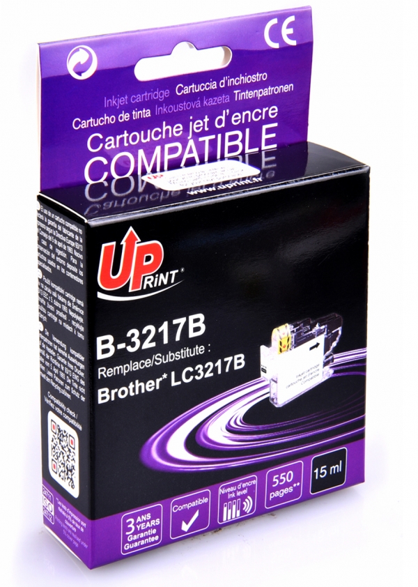 BROTHER LC3217BK C - Cartouche jet d'encre noire compatible brother LC3217 B3217B BROTHER LC3217BK C