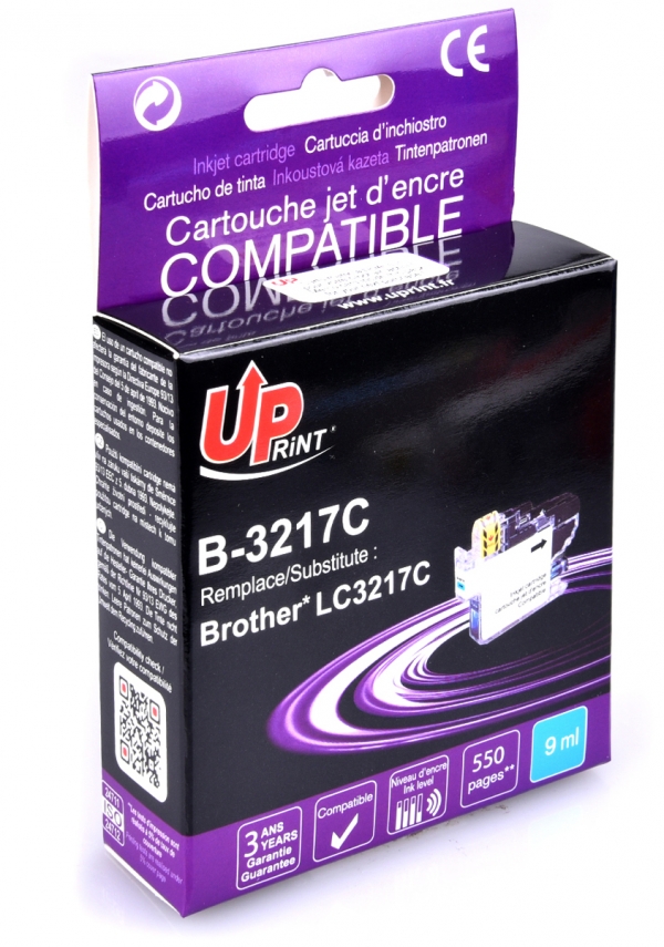 BROTHER LC3217C C - Cartouche jet d'encre cyan compatible brother LC3217 B3217C BROTHER LC3217C C