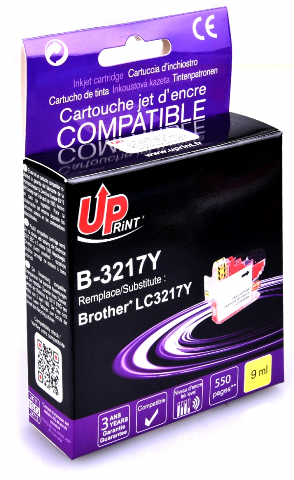 BROTHER LC3217Y C - Cartouche jet d'encre jaune compatible brother LC3217 B3217Y BROTHER LC3217Y C