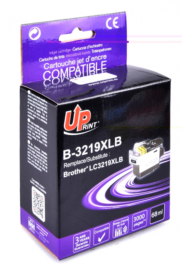 BROTHER LC3219XL BK C - Cartouche jet d'encre noire compatible brother LC3219XLBK B3219XLB BROTHER LC3219XL BK C