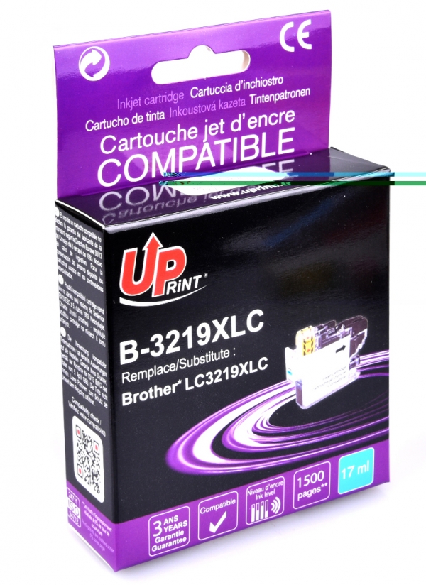 BROTHER LC3219XL C C - Cartouche jet d'encre cyan compatible brother LC3219XLC B3219XLC BROTHER LC3219XL C C