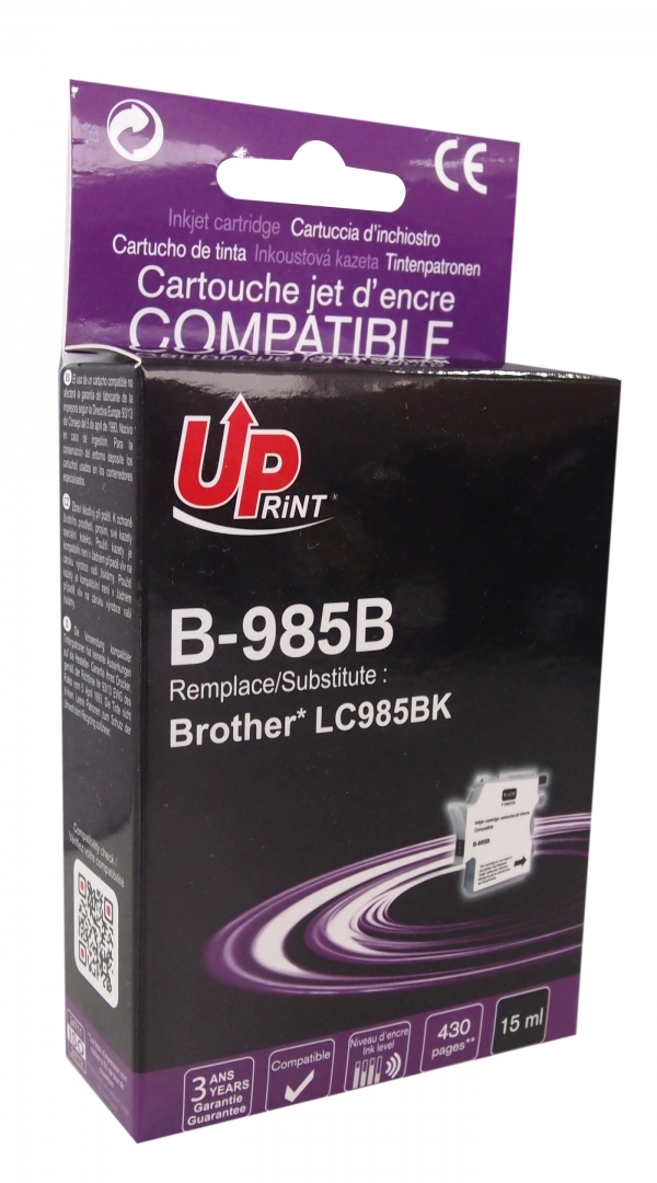 BROTHER LC985BK C - Cartouche jet d'encre noire LC985BK B985B BROTHER LC985BK C
