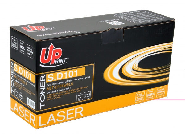 SAMSUNG MLT-D101S Uprint - Cartouche de toner laser noir compatible Samsung D101S SU696A SD101 SAMSUNG MLT-D101S Uprint