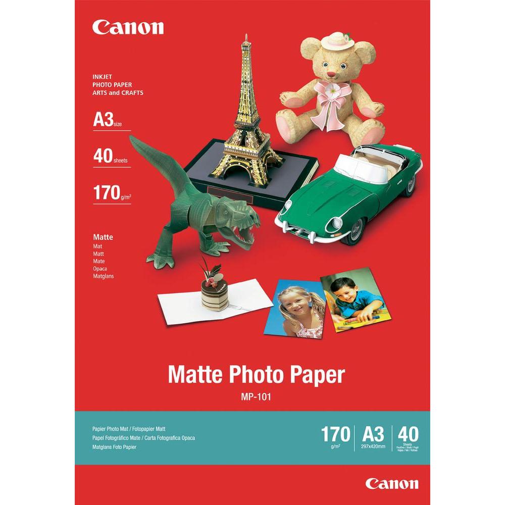 CANON MP-101 A3 - Papier photo matt MP101 A3 170gr. 7981A008 - Matte Photo Paper CANON MP-101 A3