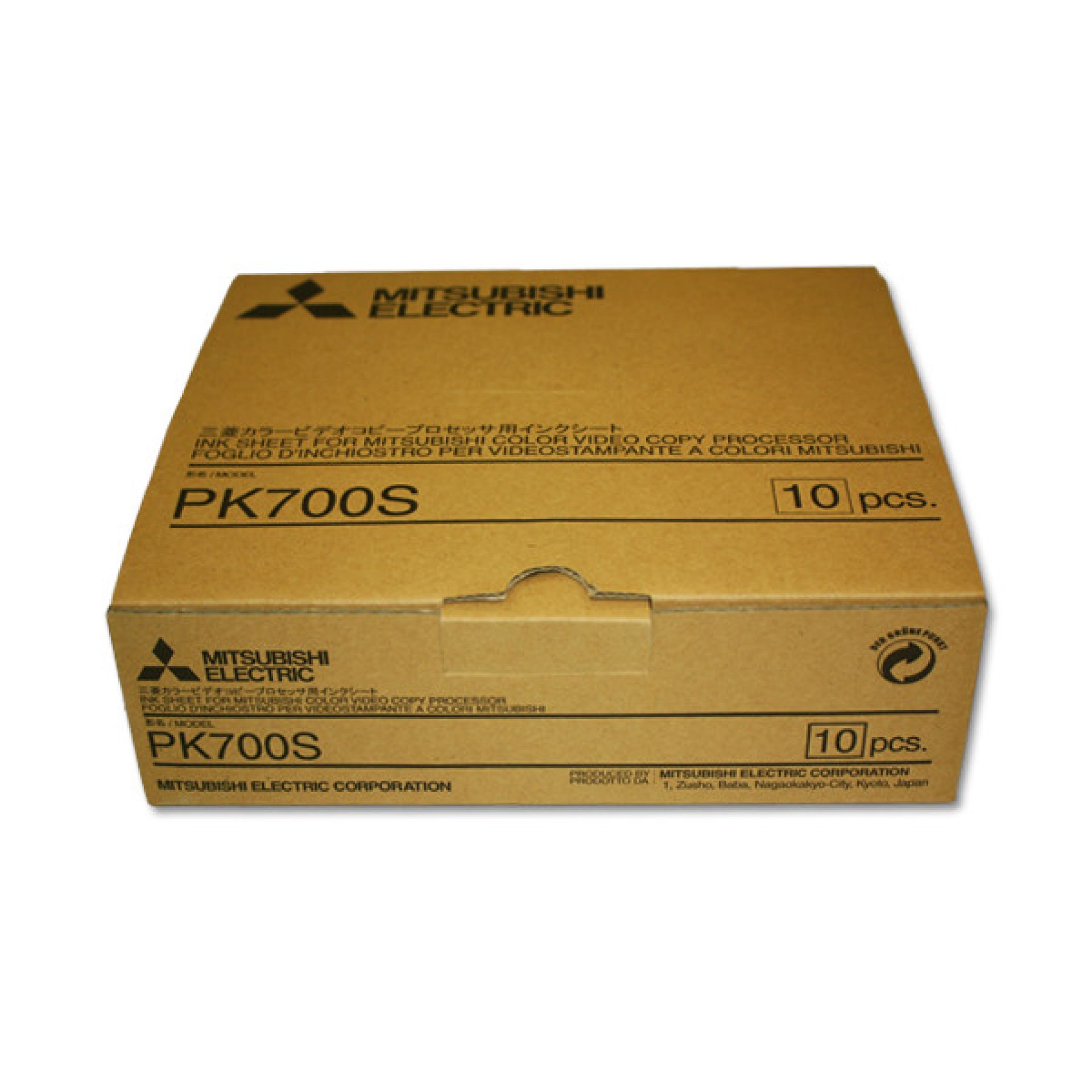 Mitsubishi PK700S - Papier pour imprimante vidéo couleur Mitsubishi PK 700 S pour imprimante couleur, format S Type CP-700E/DW Mitsubishi PK700S