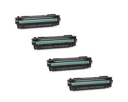 HP Pack CF450A C - Pack Economique 4 cartouches Laser Compatible Neutre pour HP CF450A/CF451A/CF452A/CF453A Bk/C/M/Y 655A HP Pack CF450A C