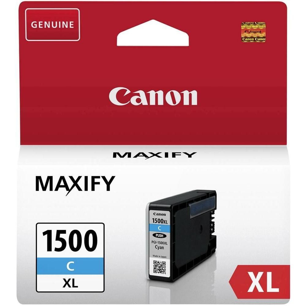 CANON PGi-1500XL C - Cartouche jet d'encre cyan PGi1500XLC 1500XLC 9193B001 CANON PGi-1500XL C