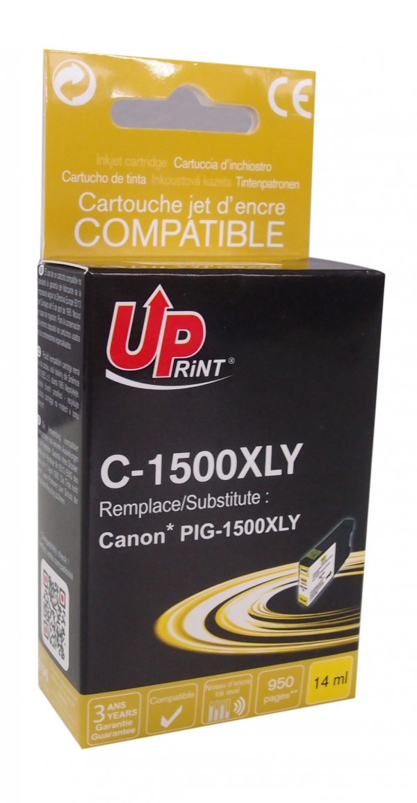 CANON PGi-1500XL Y C - Cartouche jet d'encre jaune PGi1500XLY 1500YXL 9195B001 C-1500XLY CANON PGi-1500XL Y C