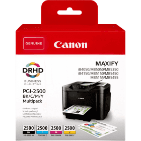 CANON PGi-2500 BKCMY - Pack de 4 cartouches jet d'encre noire et couleurs PGI2500 Canon 2500 9290B004 CANON PGi-2500 BKCMY