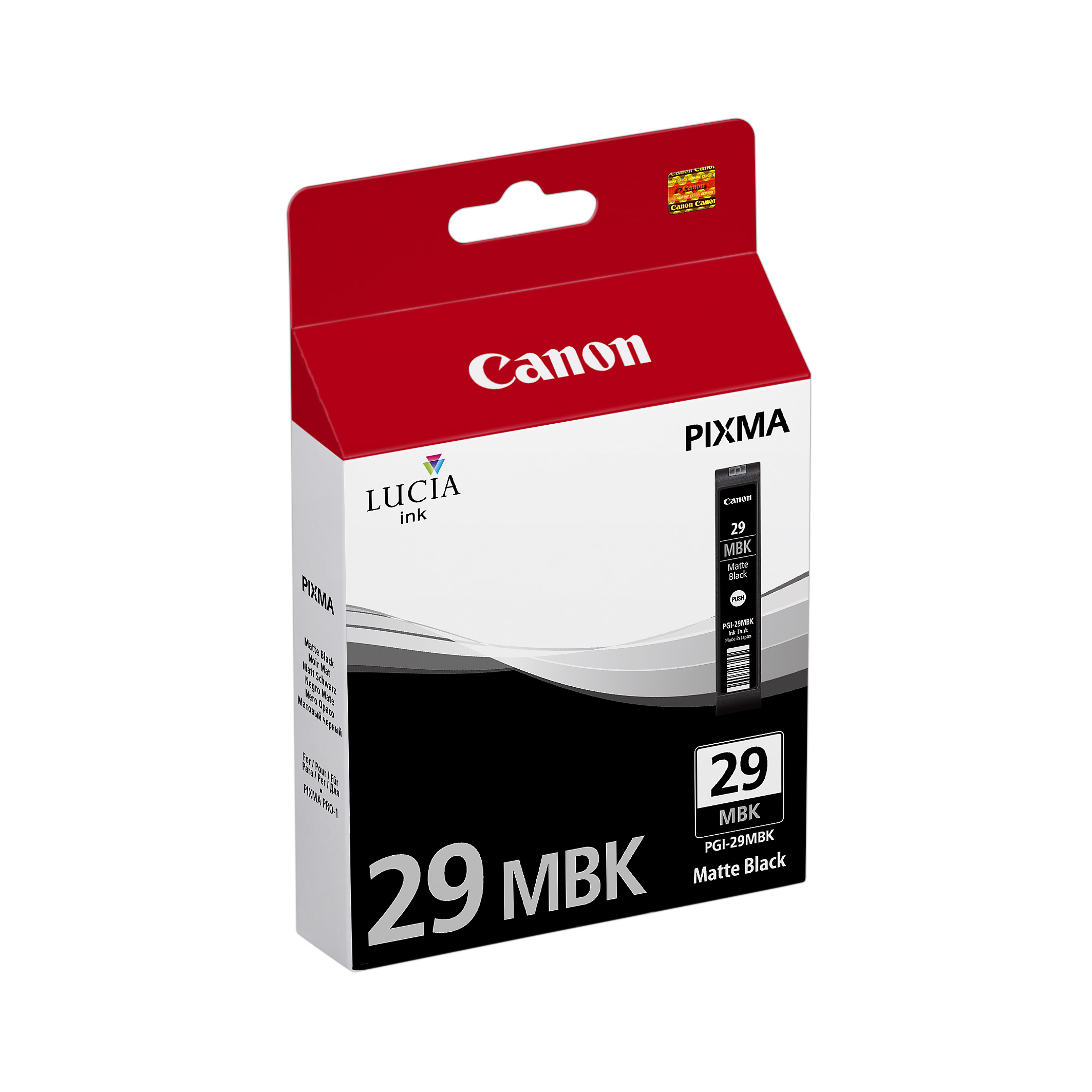 CANON PGi-29MBK - Cartouche jet d'encre noire matte Canon PGi29MBK 4868B001 CANON PGi-29MBK