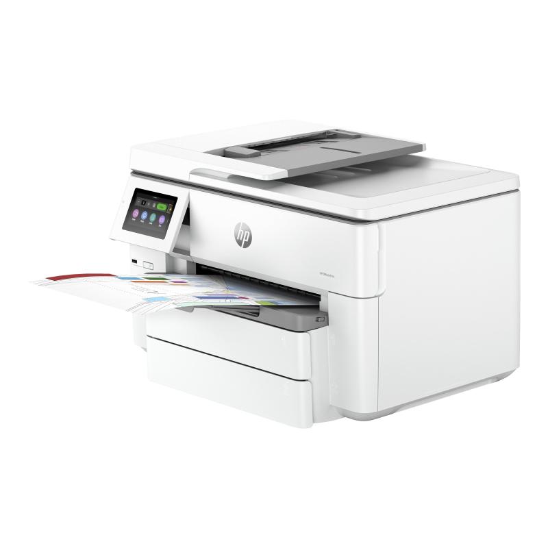 HP Pro 9730e - Imprimante multifonctions HP Officejet Pro 9730e Wide Format All-in-One - couleur - jet d'encre - A3/Ledger (297 x 432 mm) (original) - A3 (support) - jusqu'à 18 ppm (copie) - jusqu'à 22 ppm (impression) - 250 feuilles - USB 2.0, LAN, Wi-Fi(ac), hôte USB 2.0, Bluetooth HP Pro 9730e