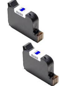 FRANCOTYP POSTALIA 580052303600 - Cartouche pour Machine à Affranchir FRANCOTYP ref FP30/FP45/FP65/FP85/FP100/FP450/FP850 couleur Bleu pour timbre AT et AE FRANCOTYP POSTALIA 580052303600