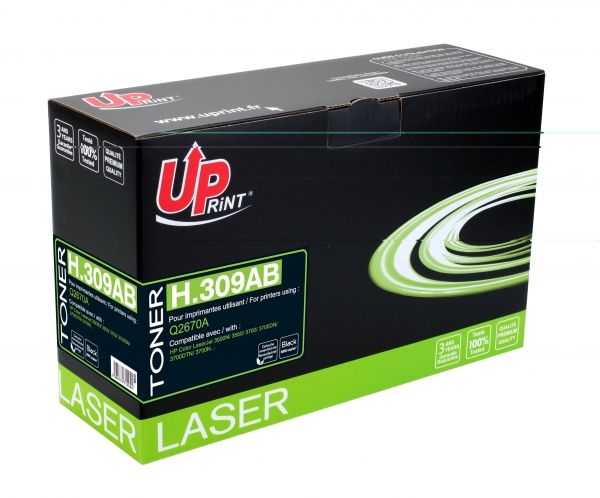 HP Q2670A C - Toner laser noir compatible HP 308A H309AB HP Q2670A C