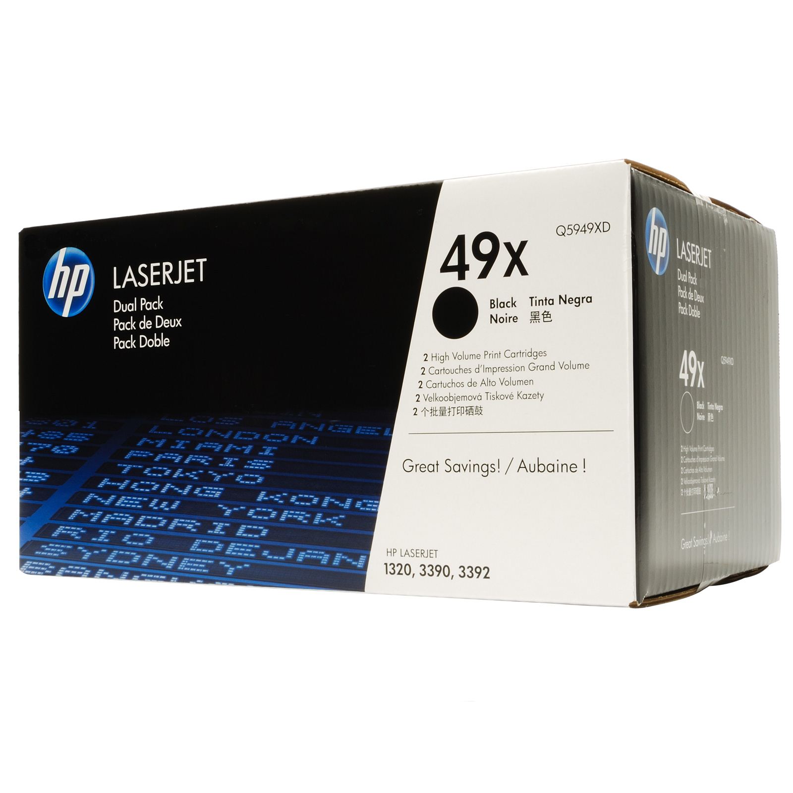 HP Q5949XD - Pack de 2 toners laser noir HP 49X HP Q5949XD
