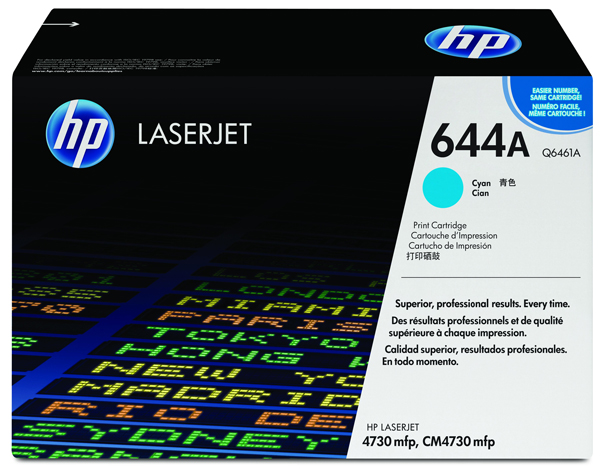 HP Q6461A - Toner laser cyan HP 644A HP Q6461A