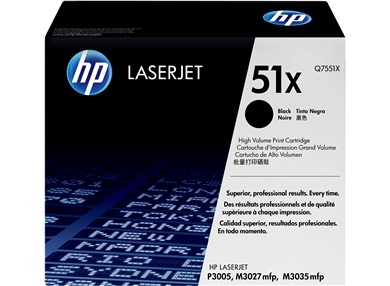 HP Q7551X - Toner laser noir 51X HP Q7551X