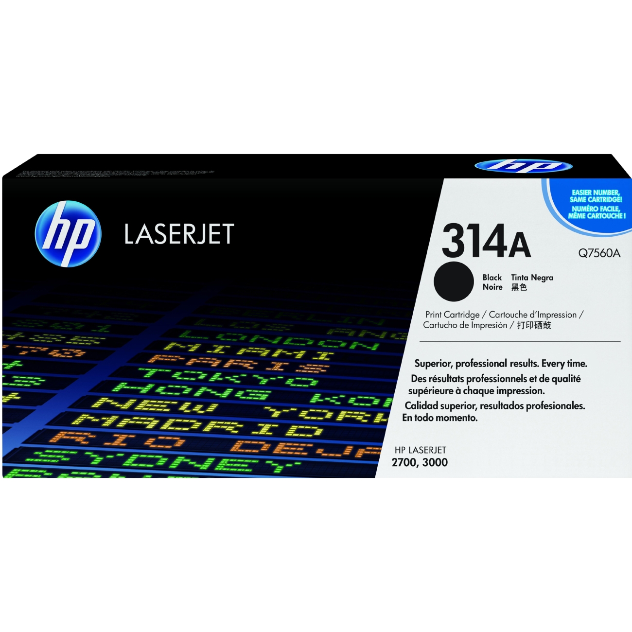 HP Q7560A - Toner laser noir HP 314A HP Q7560A