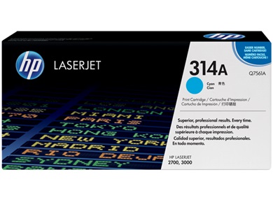 HP Q7561A - Toner laser cyan HP 314A HP Q7561A