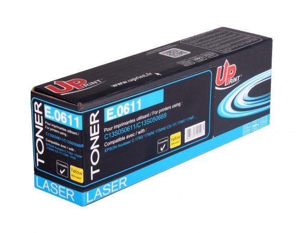 EPSON S050611 S050669 Upr - Toner laser jaune compatible epson C13S050611 E0611 EPSON S050611 S050669 Upr