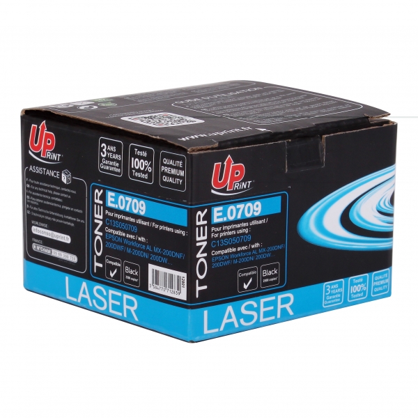 EPSON S050709 C - Toner laser noir compatible epson C13S050709 E0709 EPSON S050709 C