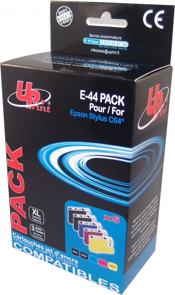 EPSON T0445 pack 4 C - Pack 4 cartouches jet d'encre noire et couleurs T044 "Parasol" E44 PACK EPSON T0445 pack 4 C