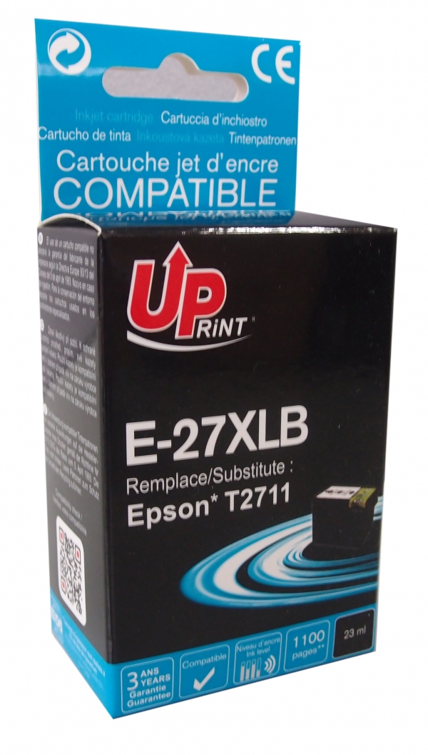 EPSON T2711 C - Cartouche jet d'encre noire 27XL "réveil" EPSON T2711 C