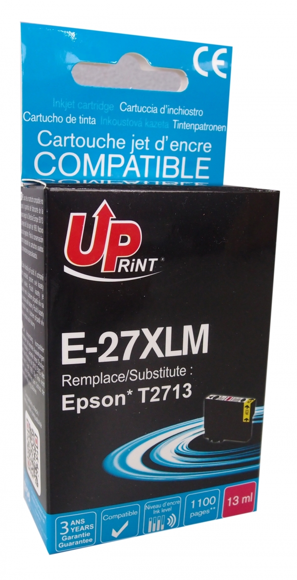EPSON T2713 C - Cartouche jet d'encre magenta 27XL "réveil" EPSON T2713 C