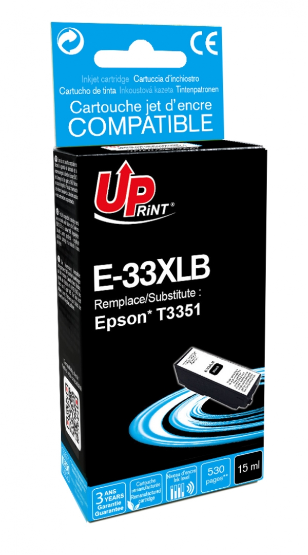 EPSON T3351 C - Cartouche jet d'encre noire 33XL "Oranges" E33XLB EPSON T3351 C