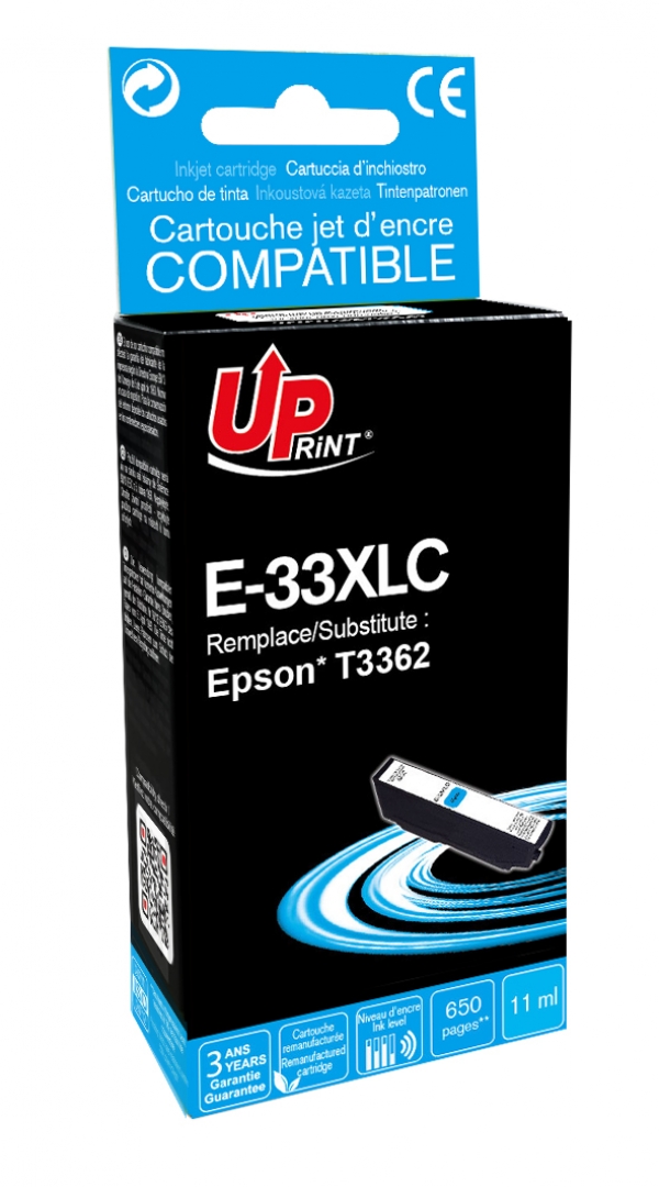 EPSON T3362 C - Cartouche jet d'encre cyan 33XL "Oranges" E33XLC EPSON T3362 C