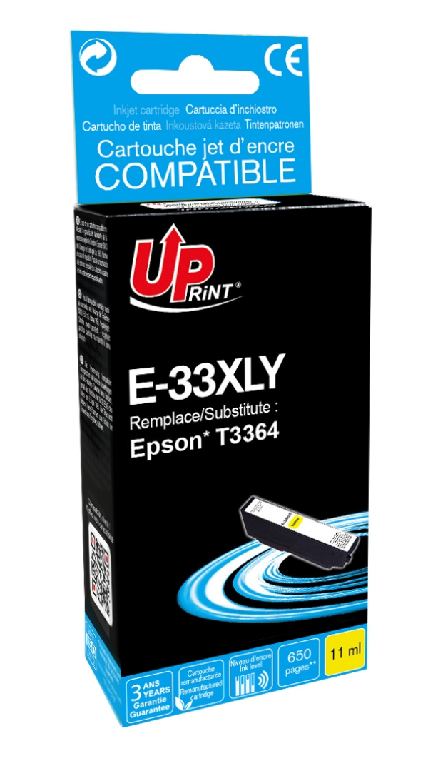 EPSON T3364 C - Cartouche jet d'encre jaune 33XL "Oranges" E33XLY EPSON T3364 C